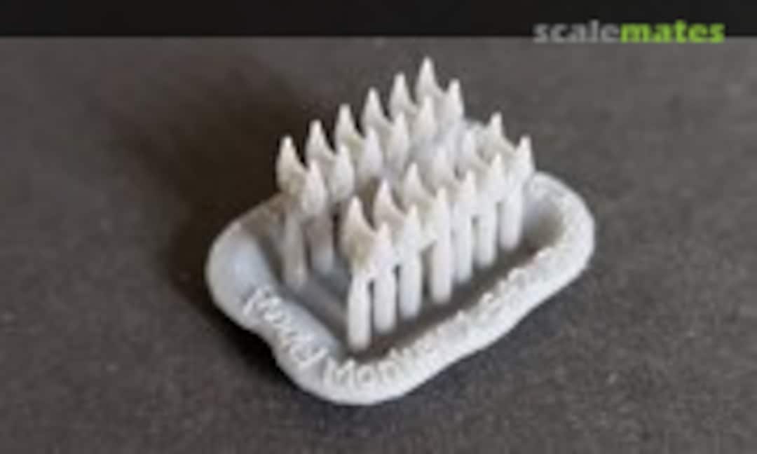 1:542 Phasor 90 Paired-cone Antennas (set of 12) (Model Monkey 542-Phasor90)