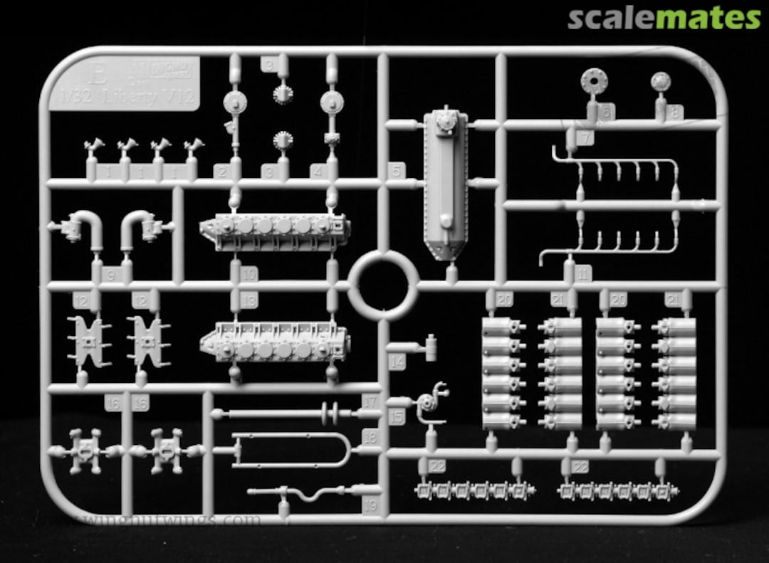 Boxart Liberty V12 engine 132E0008 Wingnut Wings Boxart Liberty V12 engine 132E0008 Wingnut Wings