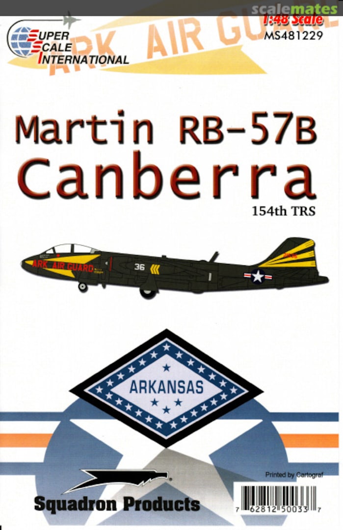 Boxart Martin RB-57B Canberra MS481229 SuperScale International Boxart Martin RB-57B Canberra MS481229 SuperScale International