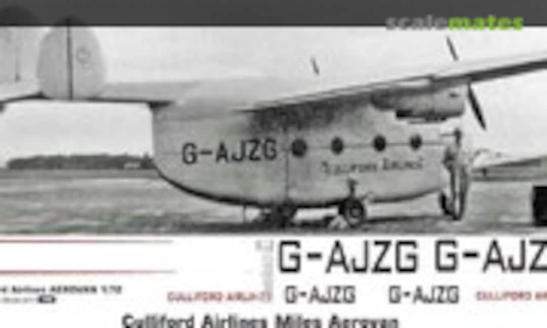 1:72 Culliford Airlines Miles Aerovan (Oldmodels Decals OMD0834) OMD0834