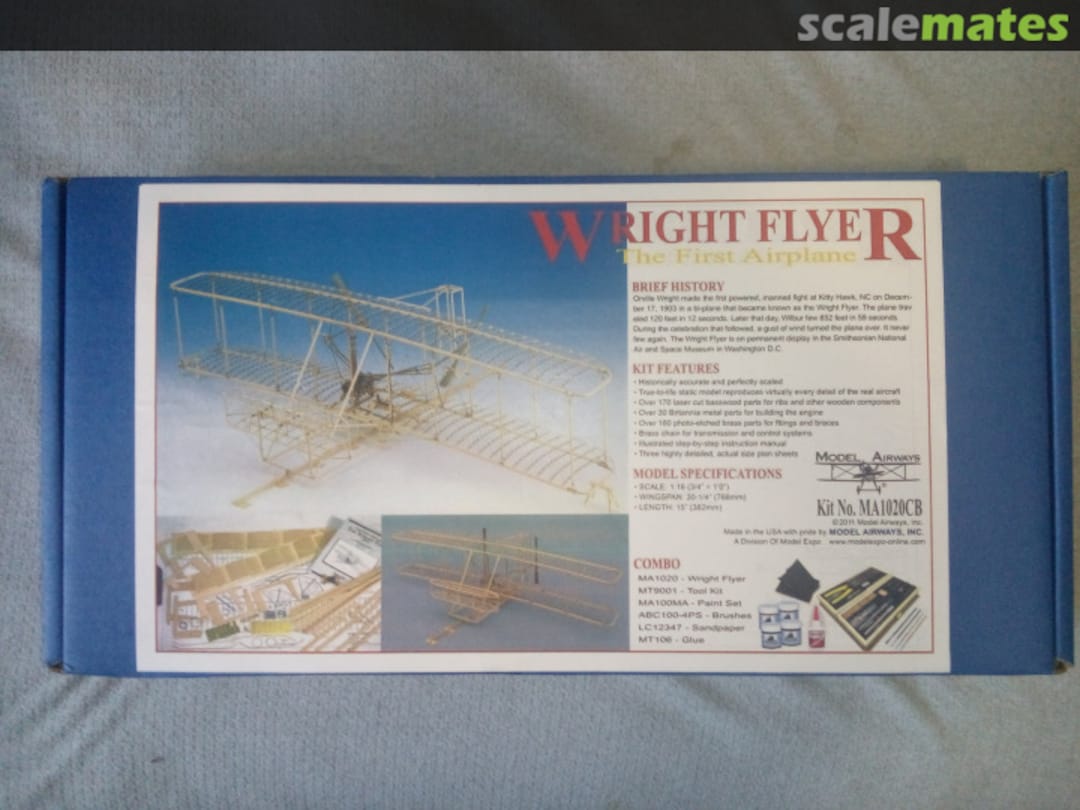Boxart Wright Flyer MA1020CB Model Airways Boxart Wright Flyer MA1020CB Model Airways