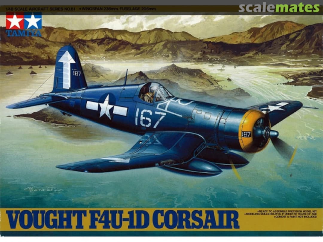 Boxart Vought F4U-1D Corsair 61061 Tamiya