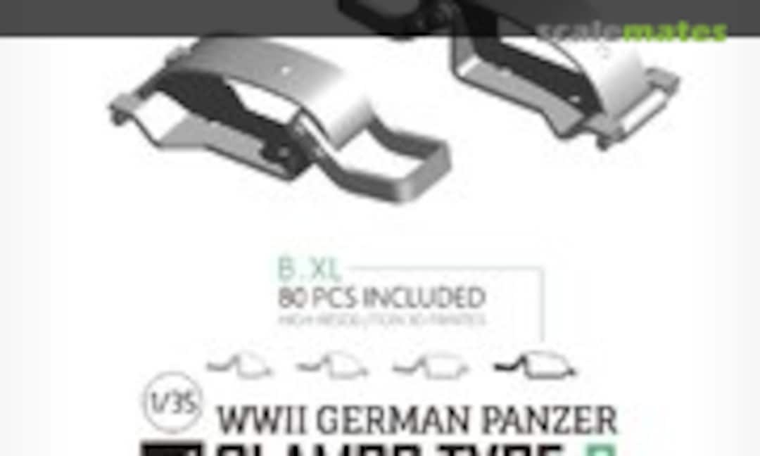 1:35 WWII German Panzer Clamps Type.B Ver.XL (80 pcs) (Rochm RP35019)