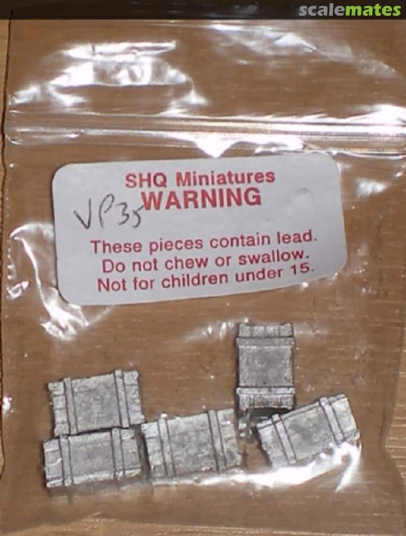 Boxart Large Wooden Crates VP35 SHQ Miniatures Boxart Large Wooden Crates VP35 SHQ Miniatures
