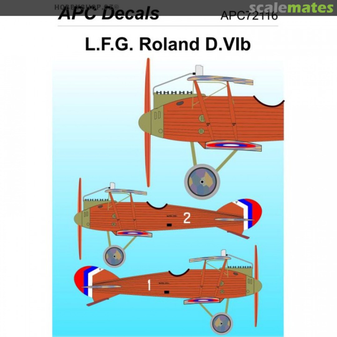 Boxart L.F.G Roland D.VIb APC72116 APC Decals