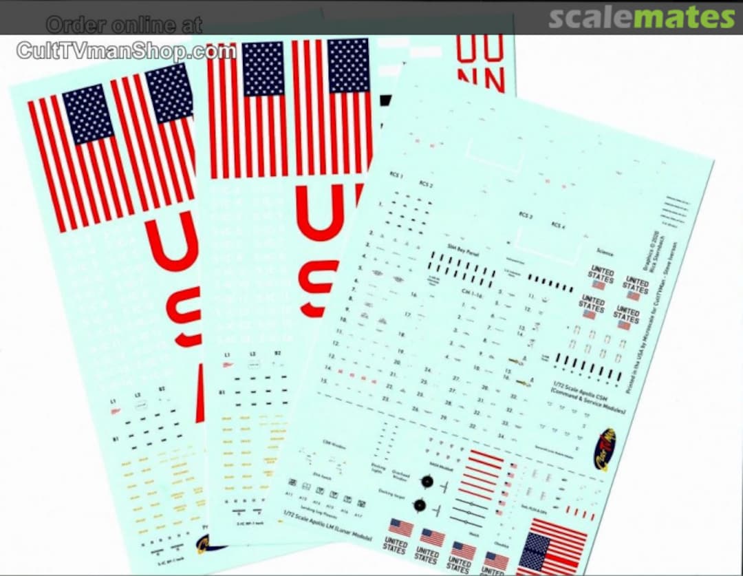 Boxart Saturn V bundle set SMS-SatV72r Space Model Systems