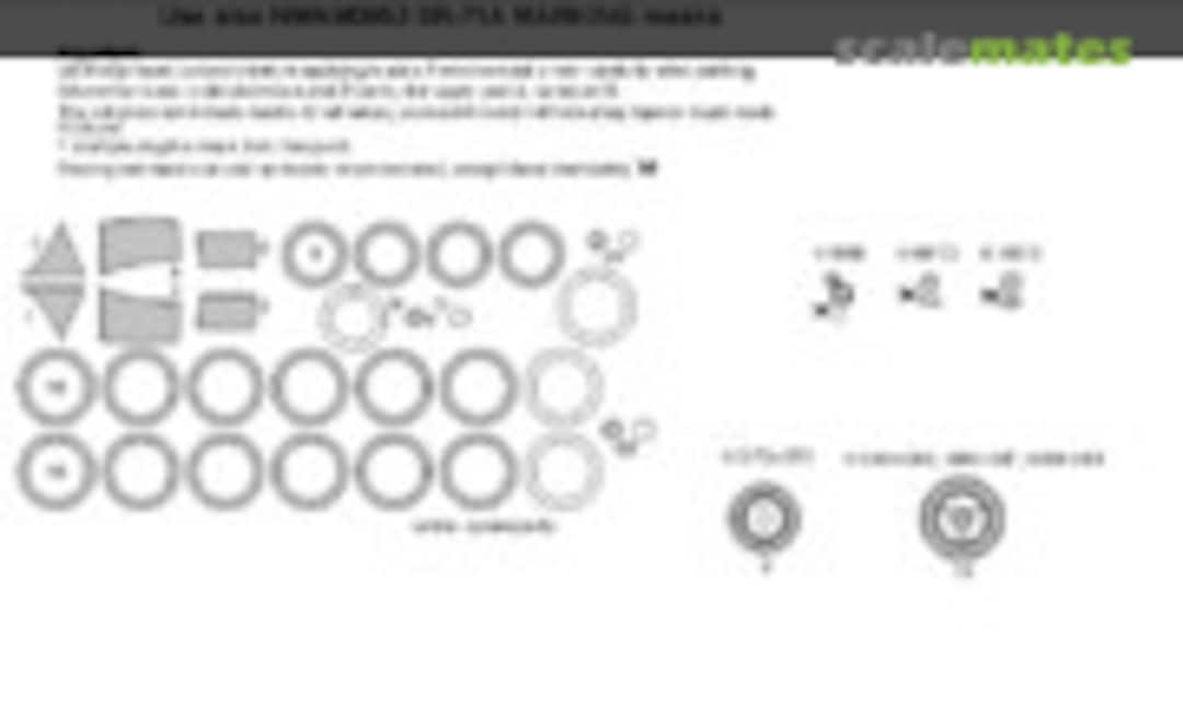 1:48 SR-71A Blackbird BASIC kabuki masks (New Ware NWAM0950) NWAM0950