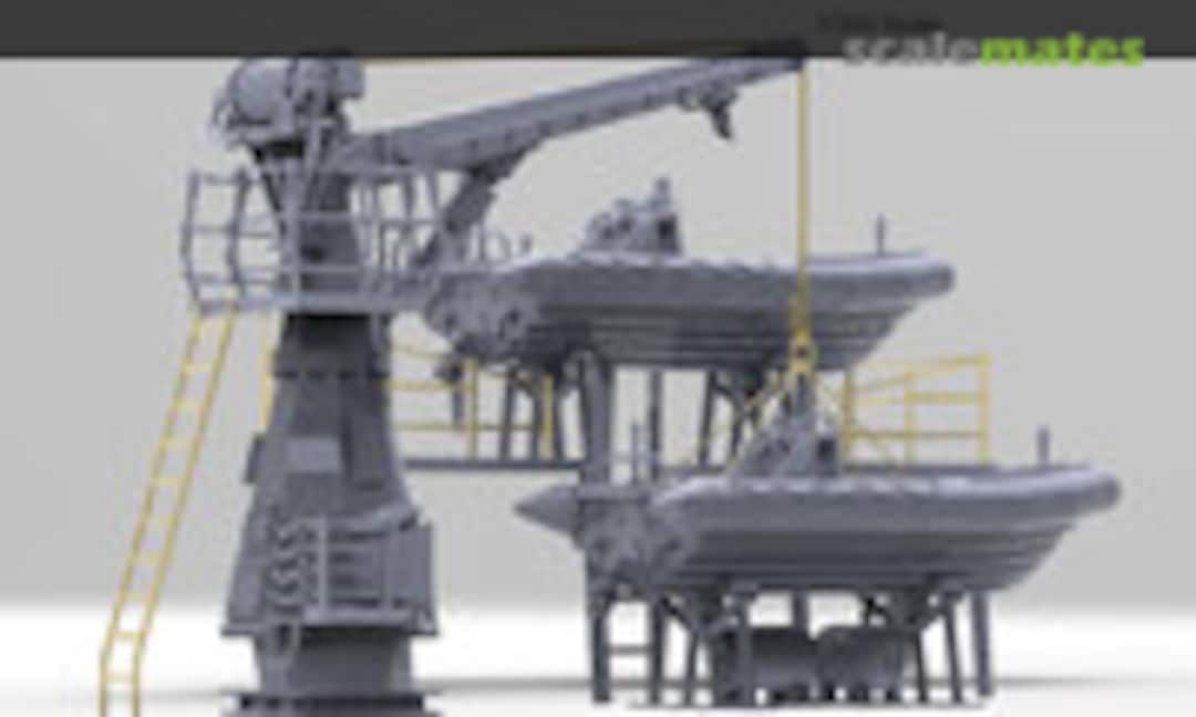 1:350 Arleigh Burke Class Flights II, IIa - RHIB & Crane (HS Models TBA) TBA