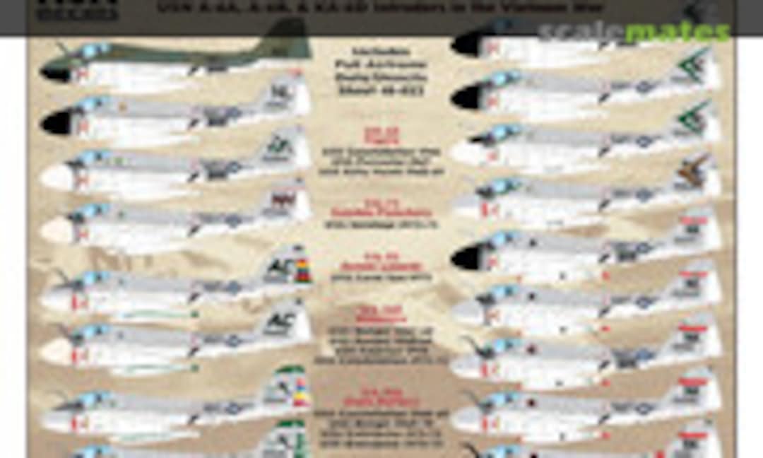 1:48 Southeast Asia Intruders (2) (AOA decals 48-025) 48-025