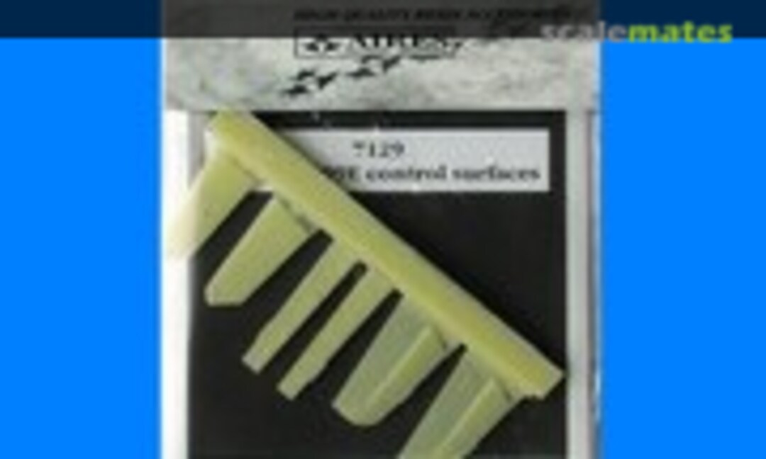 1:72 Messerschmitt Bf 109E control surfaces (Aires 7129)