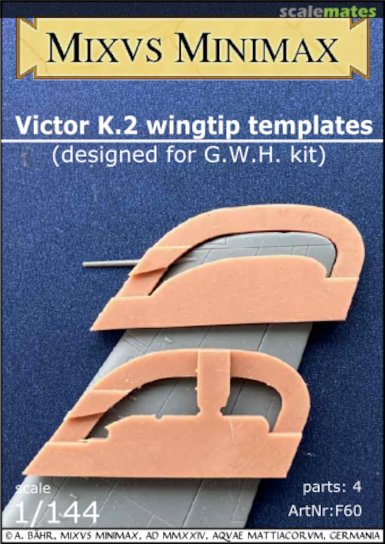 Boxart Victor K.2 wing tip templates F60 Mixvs Minimax Boxart Victor K.2 wing tip templates F60 Mixvs Minimax