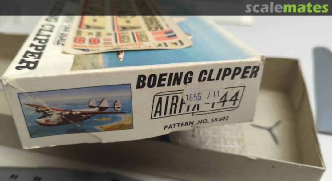 Contents Boeing 314 Clipper 1655/11 Plasty/Airfix Contents Boeing 314 Clipper 1655/11 Plasty/Airfix