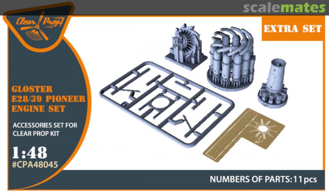 Boxart Gloster E28/39 Pioneer engine set CPA48045 Clear Prop! Boxart Gloster E28/39 Pioneer engine set CPA48045 Clear Prop!