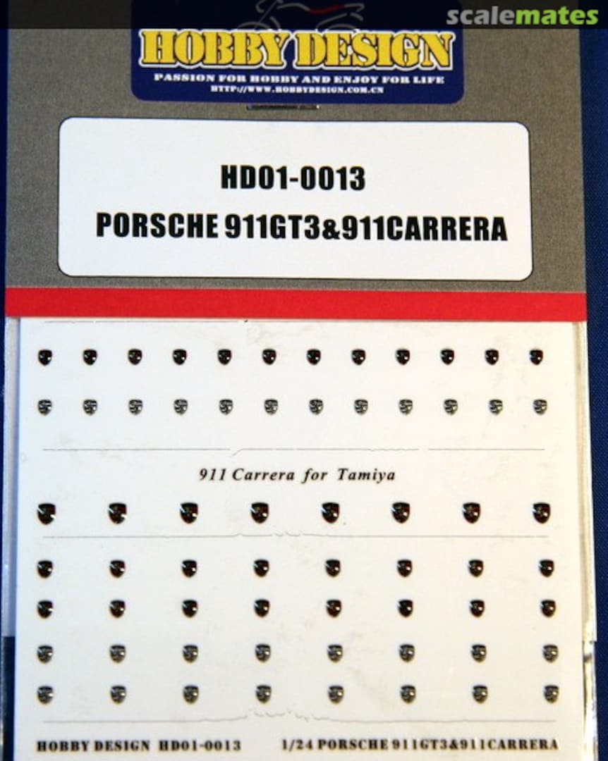 Boxart Porsche 911GT3 & 911 Carrera HD01-0013 Hobby Design Boxart Porsche 911GT3 & 911 Carrera HD01-0013 Hobby Design