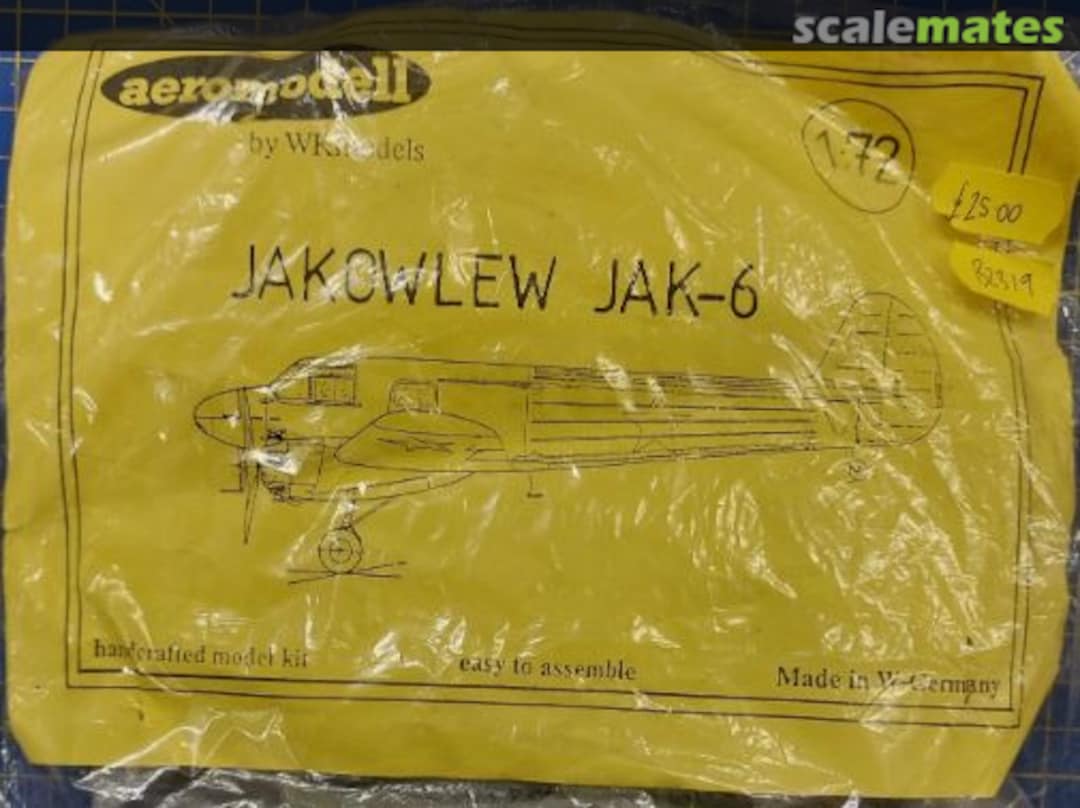 Boxart Jakowlew Jak-6 aeromodell Boxart Jakowlew Jak-6 aeromodell