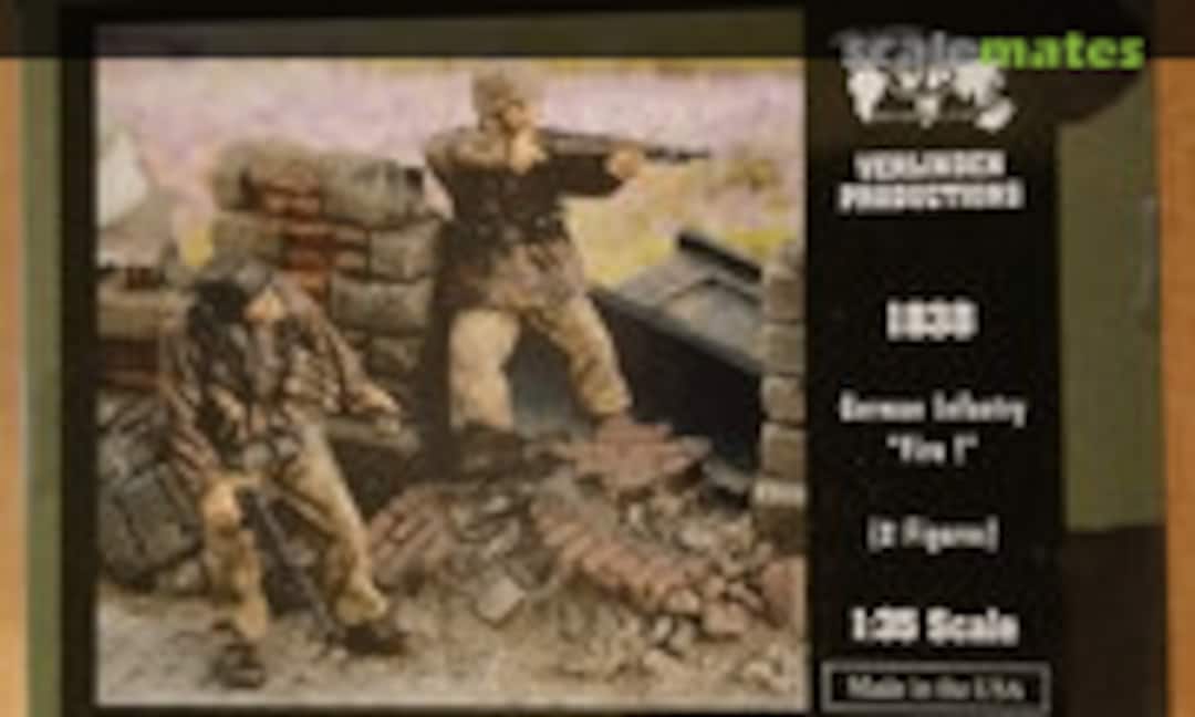 1:35 German Infantry &quot;Fire!&quot; (Verlinden Productions 1838)