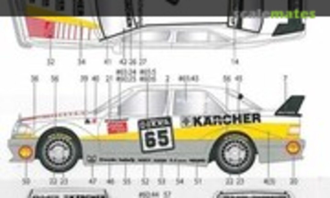 1:24 Mercedes Benz 190E (Studio27 ST27-DC1006) ST27-DC1006