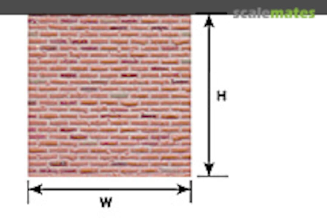 Boxart Rough Brick Patterned Sheet (175 x 300 x 0.5mm) 91606 Plastruct Boxart Rough Brick Patterned Sheet (175 x 300 x 0.5mm) 91606 Plastruct