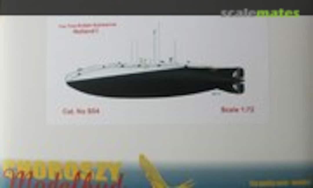 1:72 The First British Submarine Holland I (Choroszy Modelbud S54) S54