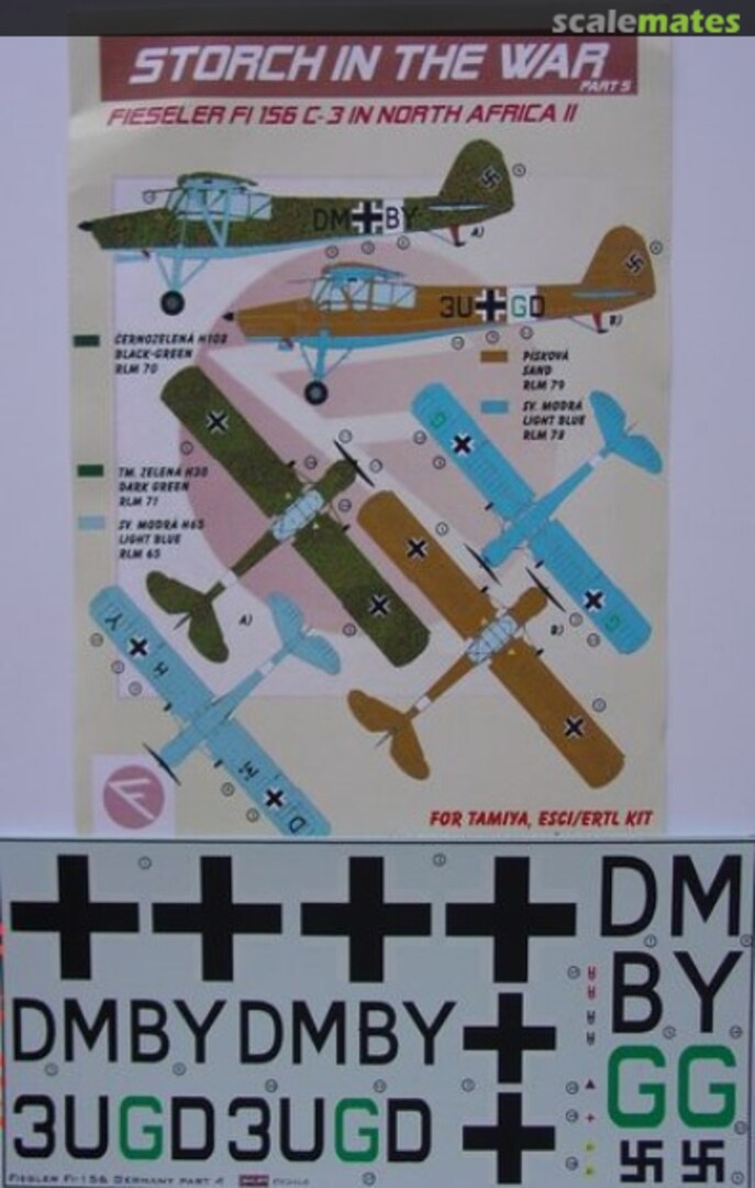 Boxart Fieseler Fi 156 C-3 Storch DEC4845 Kora Models