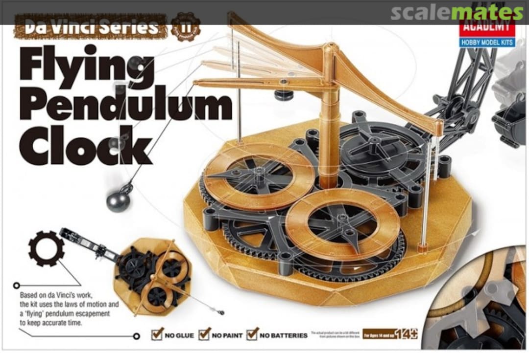 Boxart Da Vinci - Flying Pendulum Clock 18157 Academy Boxart Da Vinci - Flying Pendulum Clock 18157 Academy