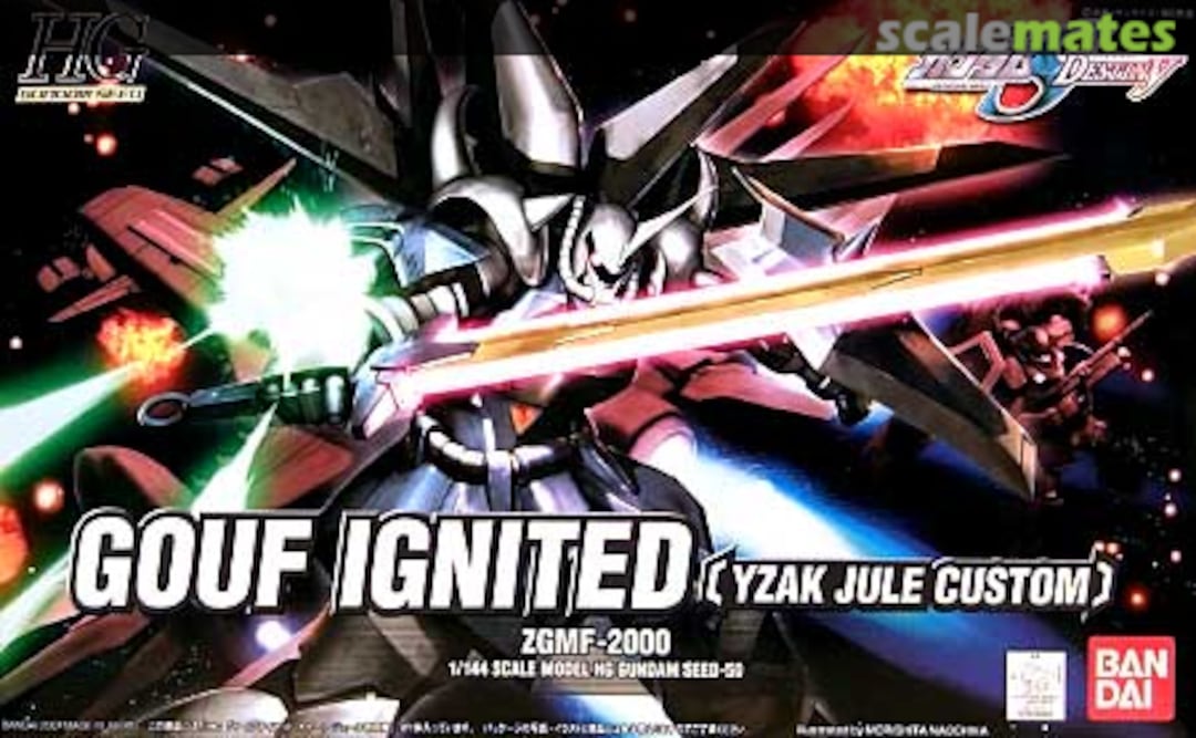 Boxart ZGMF-2000 Gouf Ignited (Yzak Jule Custom) 0150664 Bandai Boxart ZGMF-2000 Gouf Ignited (Yzak Jule Custom) 0150664 Bandai