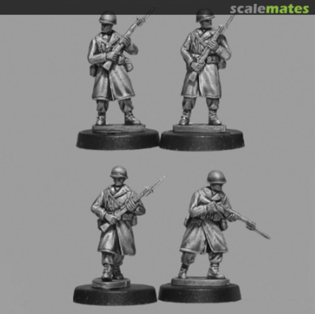 Boxart US Winter infantry fixed bayonets (x4) TQD-AWI04 C-P Models Boxart US Winter infantry fixed bayonets (x4) TQD-AWI04 C-P Models