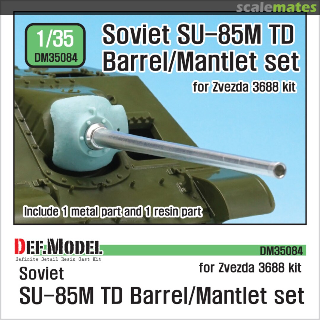 Boxart SU-85M TD D-5S Barrel / Mantlet set DM35084 Def.Model