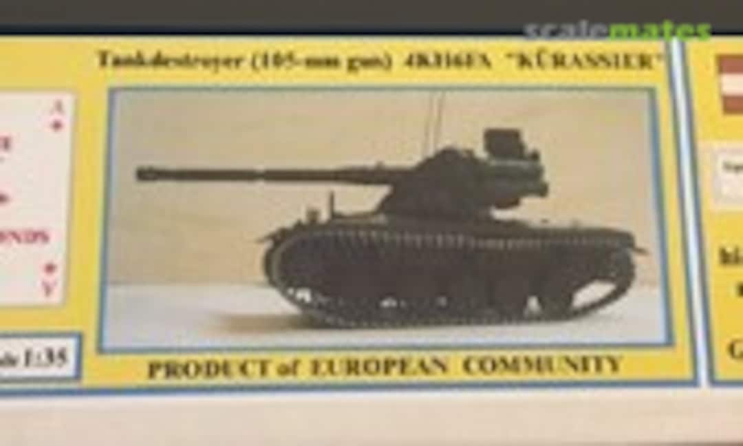 1:35 Tankdestroyer 9105-mm gun) 4KH6FA Kürassier (Ace of Diamonds KA-604) KA-604