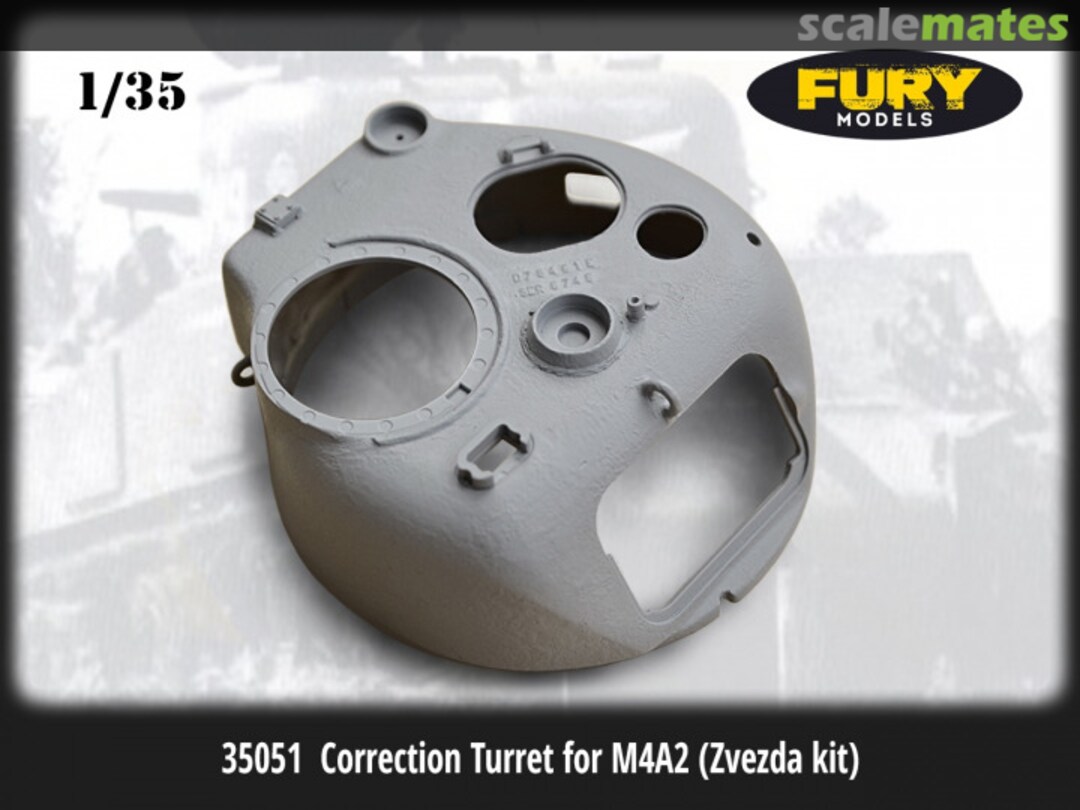 Boxart M4A2 Correct Turret 35051 Fury Models Boxart M4A2 Correct Turret 35051 Fury Models