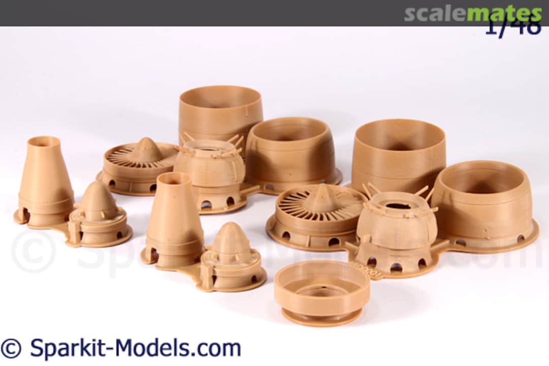 Boxart S-3 Viking - Intake and Exhaust Set 48D0001 Sparkit Models Boxart S-3 Viking - Intake and Exhaust Set 48D0001 Sparkit Models