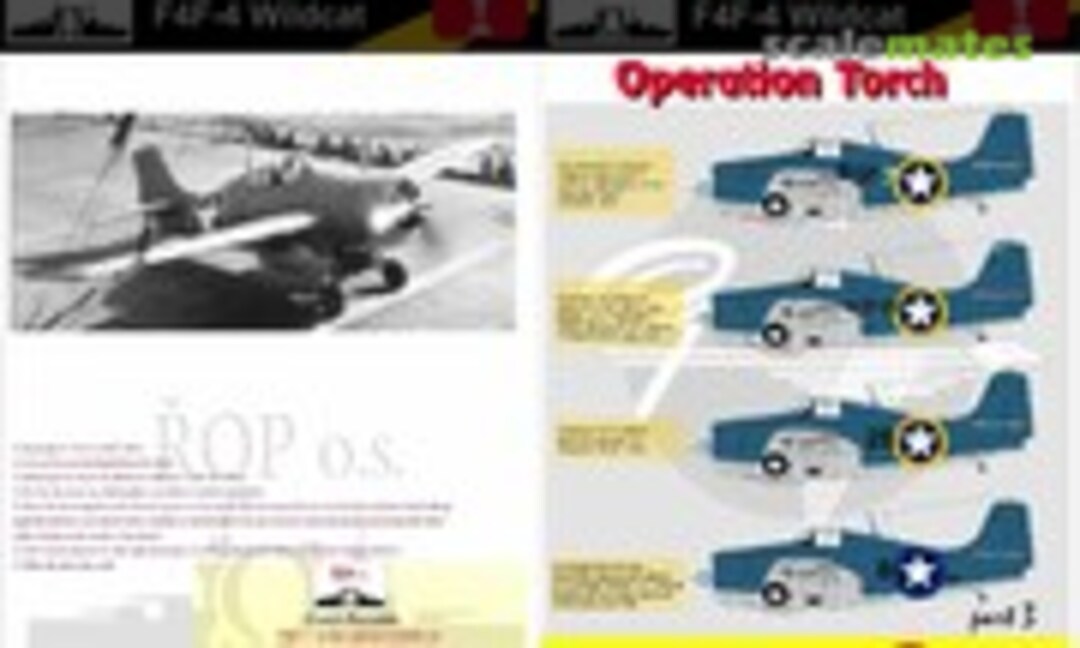 1:72 GRUMMAN F4F-4 WILDCAT - OPERATION TORCH (ROP o.s. MNFDL72041) MNFDL72041