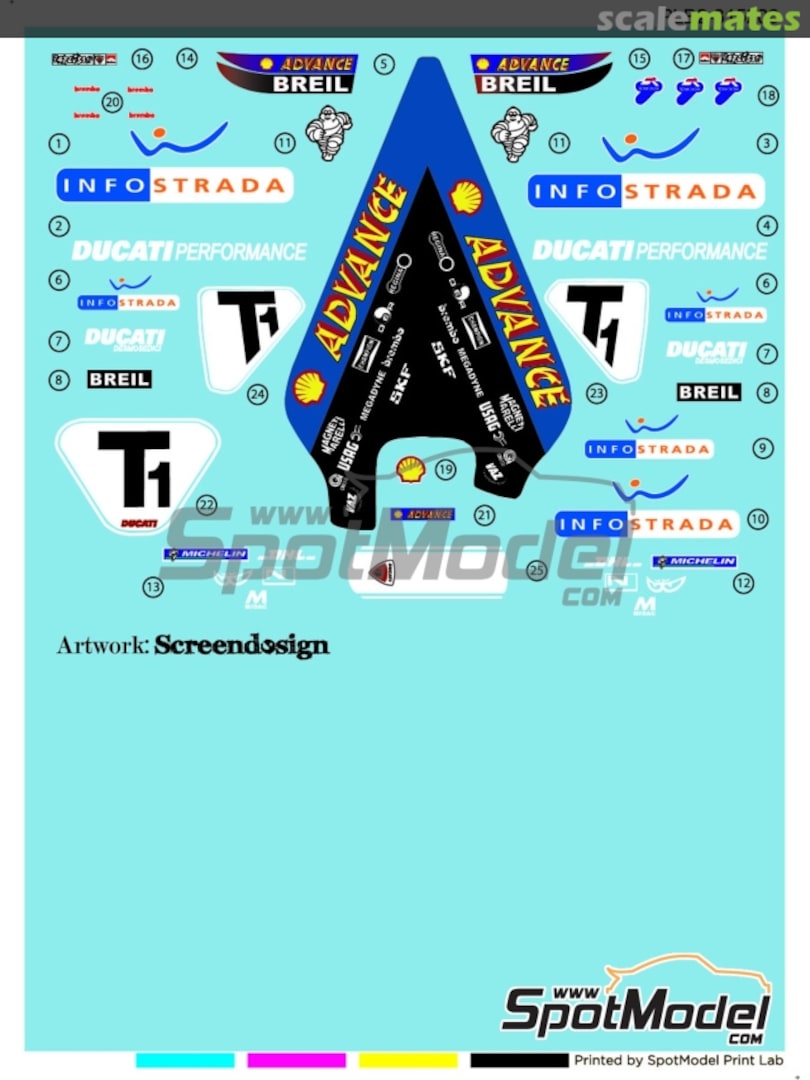 Boxart Ducati Desmosedici GP3 PLB2-315206 Print Lab Decals Boxart Ducati Desmosedici GP3 PLB2-315206 Print Lab Decals