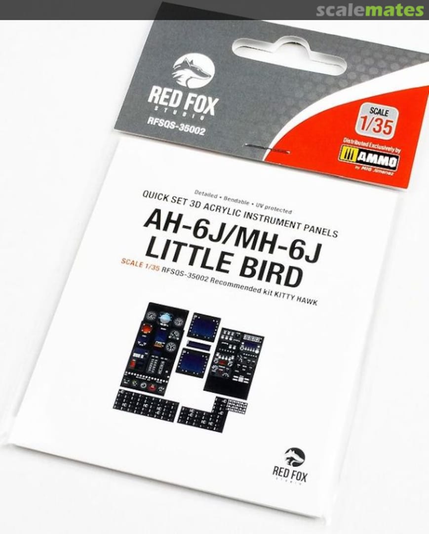 Boxart AH-6J / MH-6J Little Bird RFSQS-35002 Red Fox Studio Boxart AH-6J / MH-6J Little Bird RFSQS-35002 Red Fox Studio
