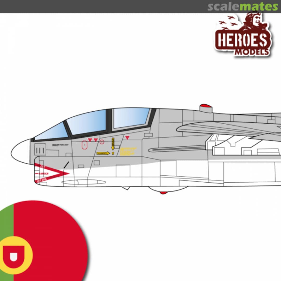 Boxart TA-7C | Portuguese Air Force HM-OS14444 Heroes Models Boxart TA-7C | Portuguese Air Force HM-OS14444 Heroes Models