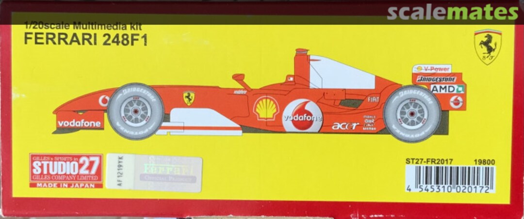 Boxart Ferrari 248F1 ST27-FR2017 Studio27