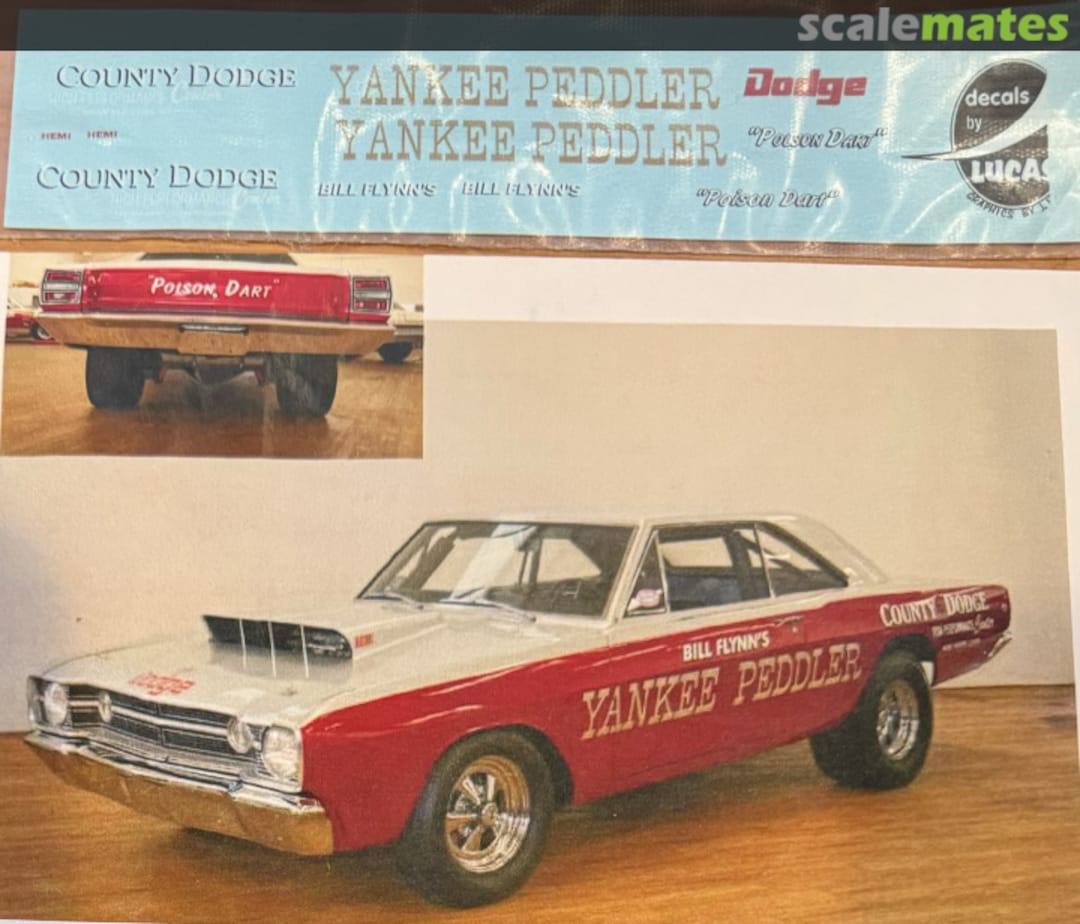 Boxart Bill Flynn's Yankee Peddler Dodge Dart Decals by Lucas Boxart Bill Flynn's Yankee Peddler Dodge Dart Decals by Lucas