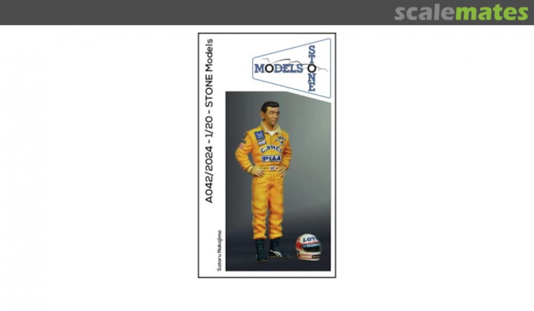 Boxart Driver Satoru Nakajima A042/2024 Stone Models Boxart Driver Satoru Nakajima A042/2024 Stone Models