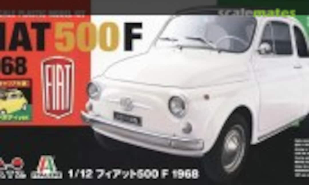 1:12 FIAT 500 F 1968 Yellow Body ver. w/Roof Carrier (Platz PIT006) PIT006