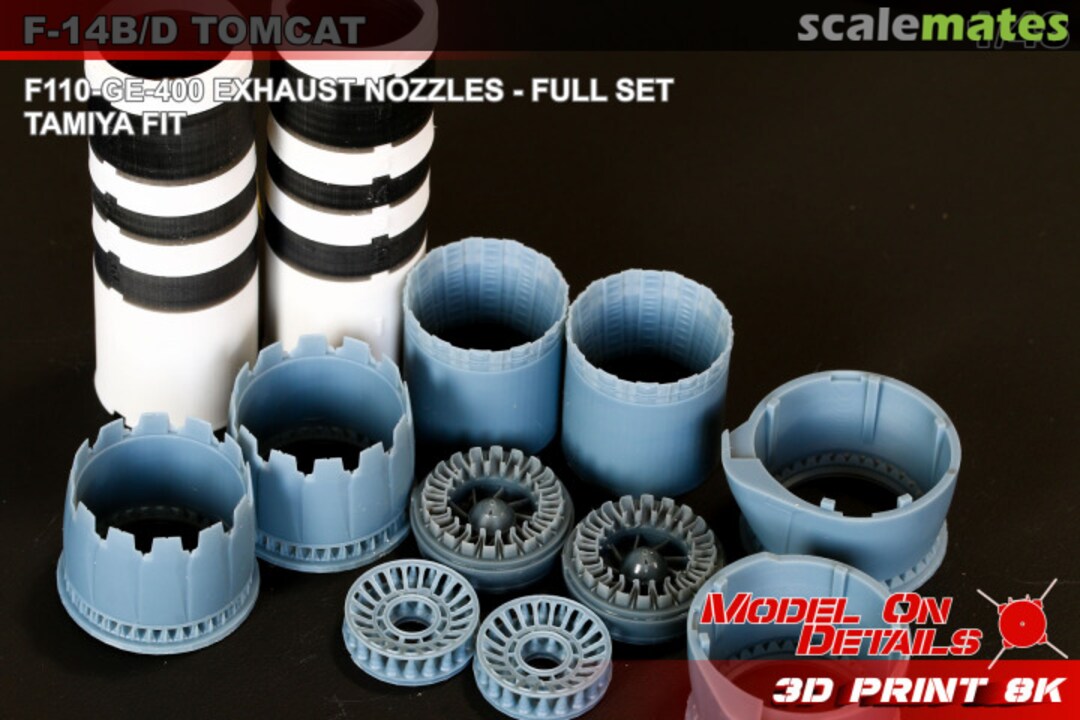 Boxart F-14 Exhaust nozzles FULL SET 48006-f14_Var Model On Details