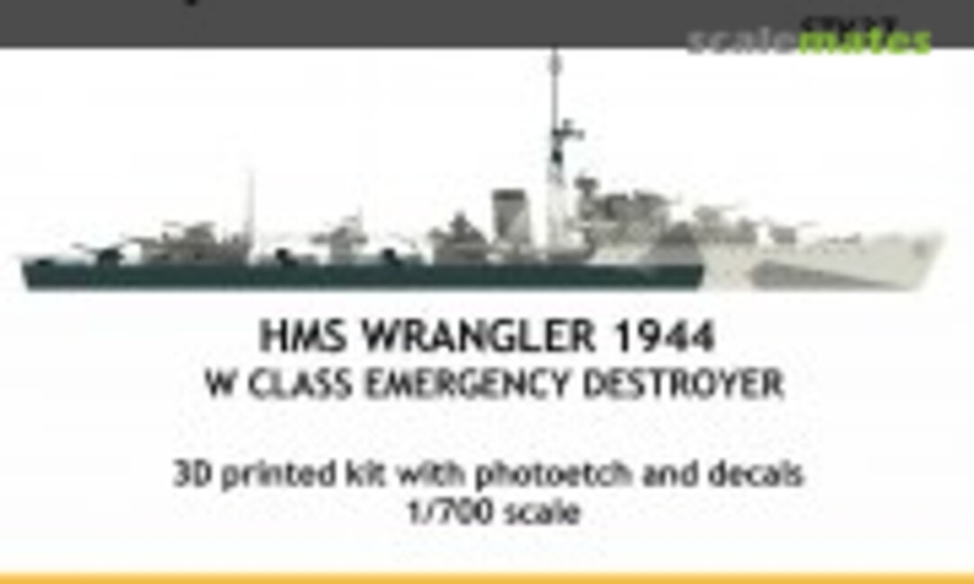 1:700 HMS Wrangler 1944 (Starling Models STK37) STK37