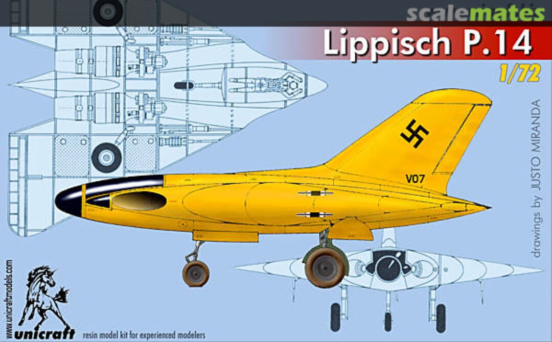 Boxart Lippisch P.14 Unicraft Models Boxart Lippisch P.14 Unicraft Models