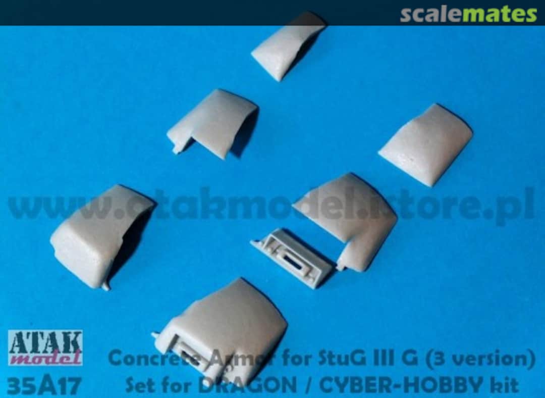 Boxart StuG III Aus.f G concrete Armor 35A17 Atak Model Boxart StuG III Aus.f G concrete Armor 35A17 Atak Model
