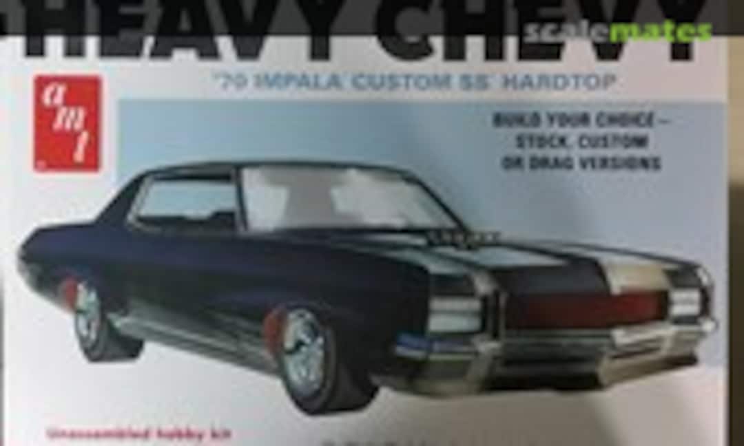 1:25 HEAVY CHEVY '70 IMPALA CUSTOM SS HARDTOP (AMT 895)