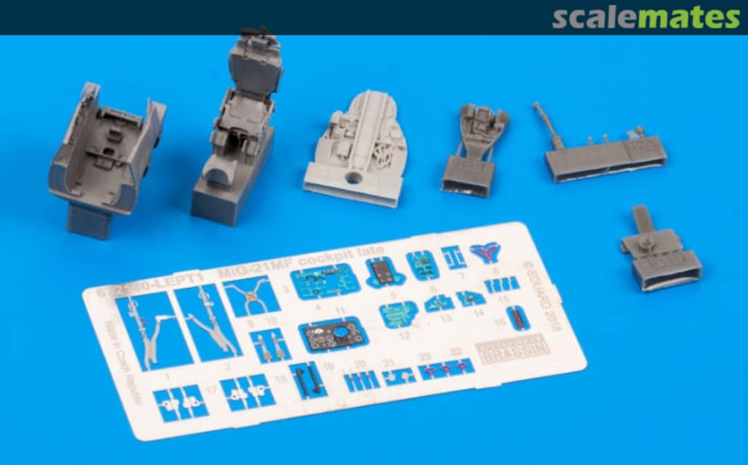 Contents MiG-21MF Interceptor cockpit late 672180 Eduard Contents MiG-21MF Interceptor cockpit late 672180 Eduard