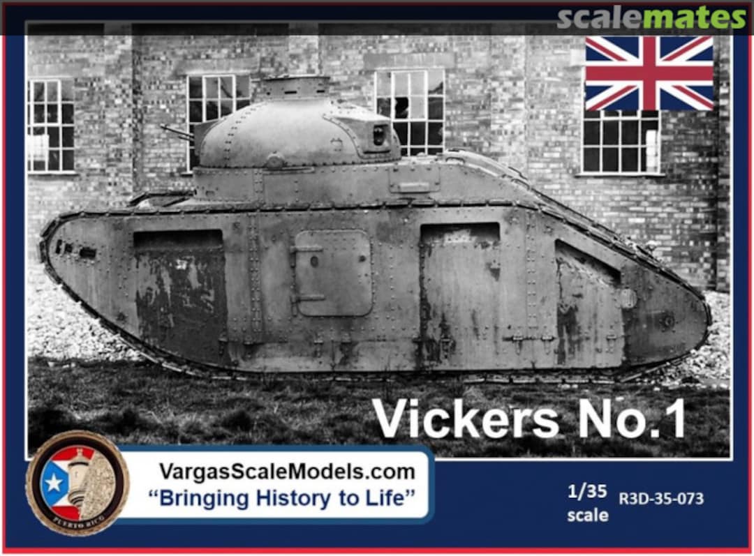 Boxart Vickers No. 1 R3D-35-073 Vargas Scale Models Boxart Vickers No. 1 R3D-35-073 Vargas Scale Models