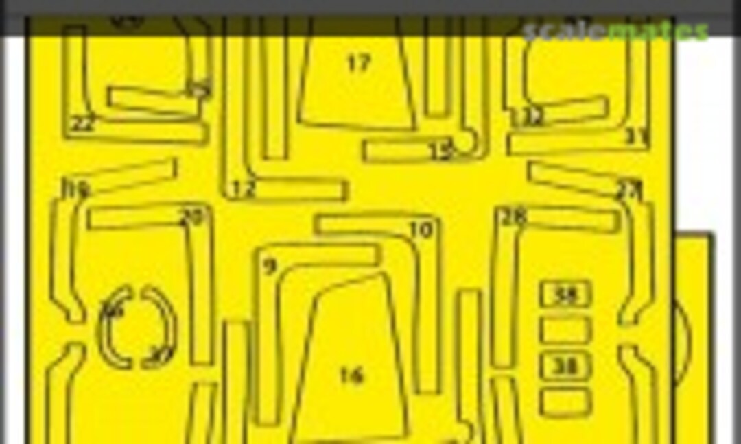 1:32 OV-10D Bronco one-sided express fit mask (ASK 200-M32111) 200-M32111