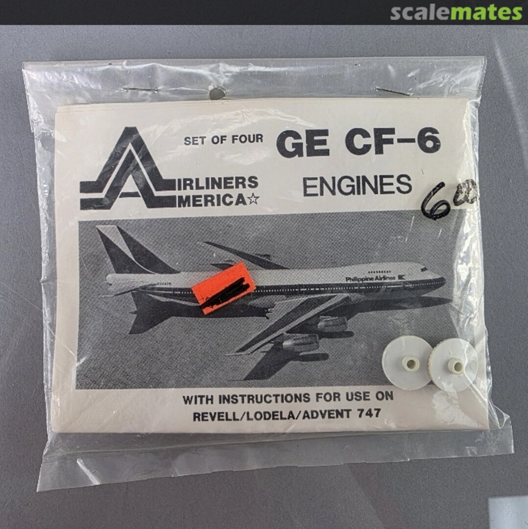 Boxart GE CF6 Engines for B747 & A300 (set of 4) Atp-g144:cf6 ATP Airliners America Boxart GE CF6 Engines for B747 & A300 (set of 4) Atp-g144:cf6 ATP Airliners America