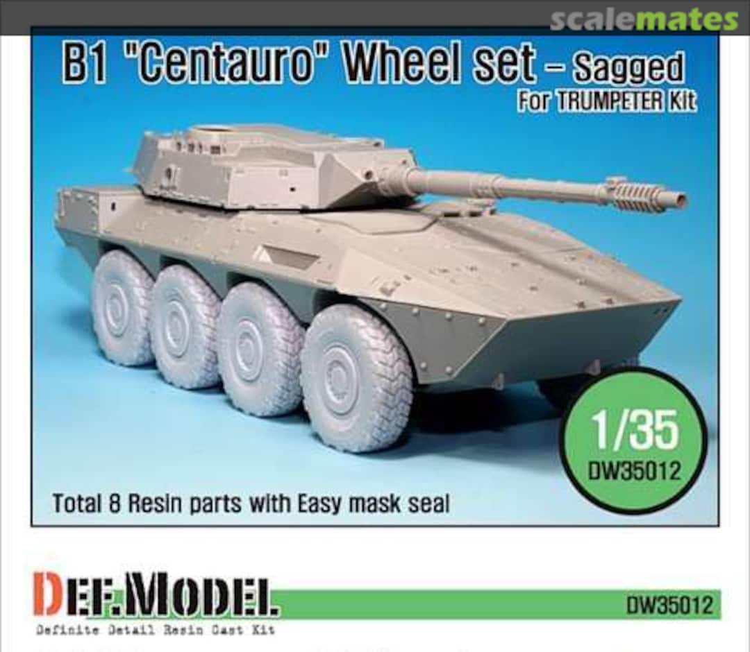 Boxart B1 Centauro Wheel Set - Sagged DW35012 Def.Model Boxart B1 Centauro Wheel Set - Sagged DW35012 Def.Model