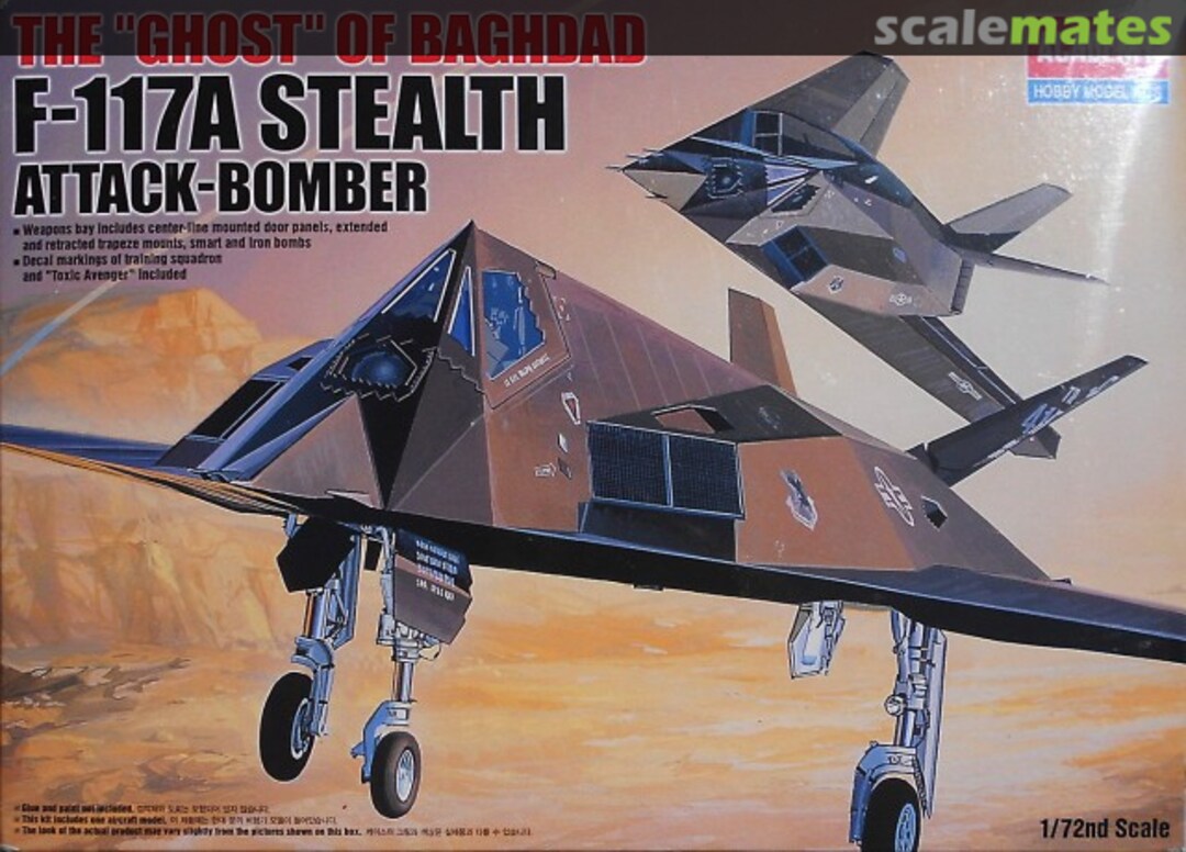 Boxart F-117A Stealth Attack-Bomber 12475 Academy Boxart F-117A Stealth Attack-Bomber 12475 Academy